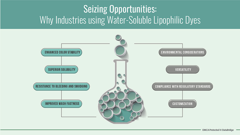 To Overcome the Limitations of Traditional Dyes, Companies are Launching Water-Soluble Lipophilic Dyes