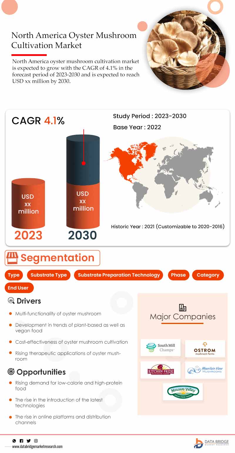 North America Oyster Mushroom Cultivation Market