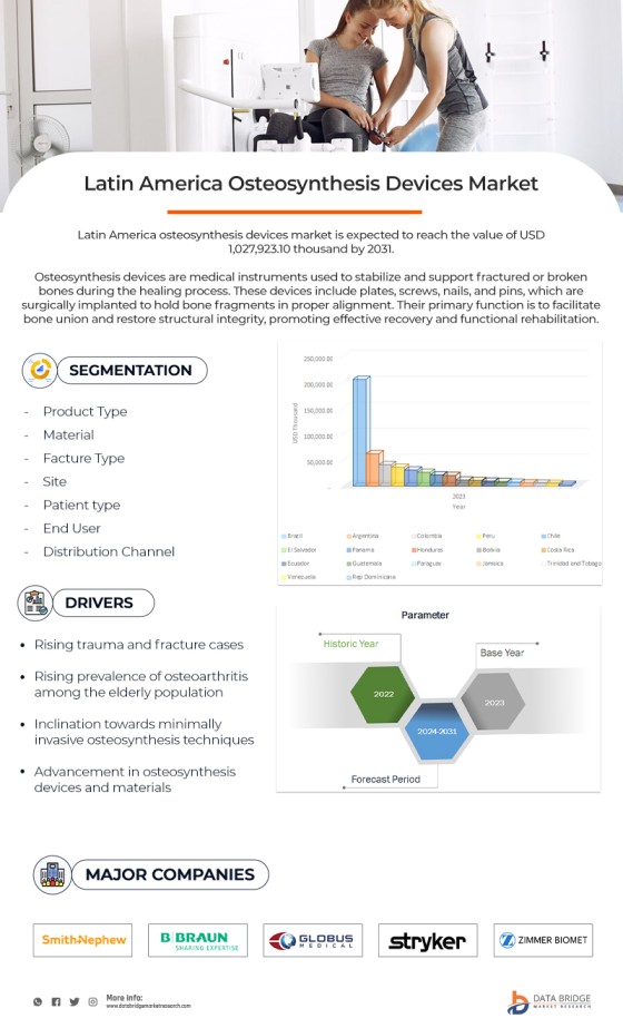 Latin America, North America, Africa and the Europe Osteosynthesis Devices Market