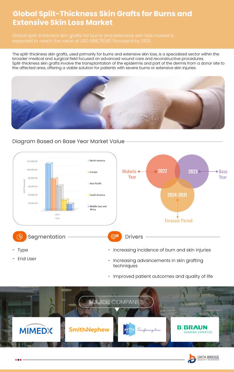 Split-Thickness Skin Grafts for Burns and Extensive Skin Loss Market